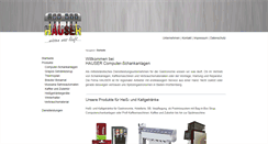 Desktop Screenshot of hauser-schankanlagen.de