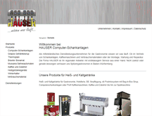 Tablet Screenshot of hauser-schankanlagen.de